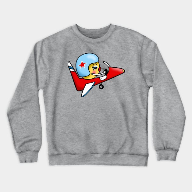 Airplane Crewneck Sweatshirt by AdrianaStore